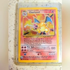 Charizard 1999 Pokemon Holo 4/102 Base Set near mint